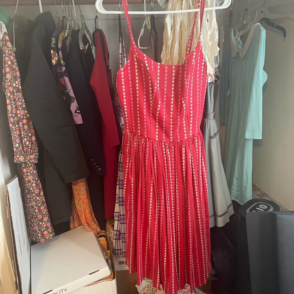 Pinup Couture Red Hearts Jenny Dress
